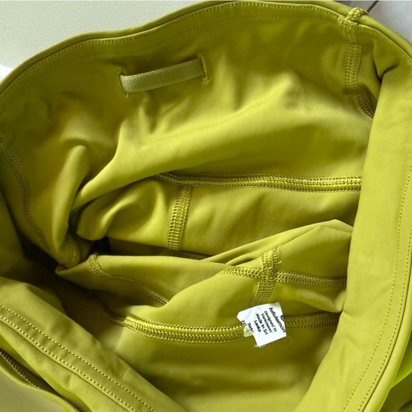 Lululemon Fast And Free High Rise Leggings Women’s 4 Running   25” Golden Lime - Picture 11 of 14